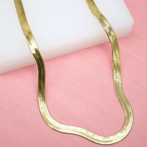 Herringbone Snake Chain Necklace